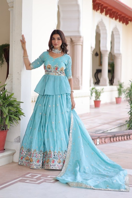 Designer Stitched Readymade Lehenga Choli suit Wedding Partywear Pakistani Suit gallery