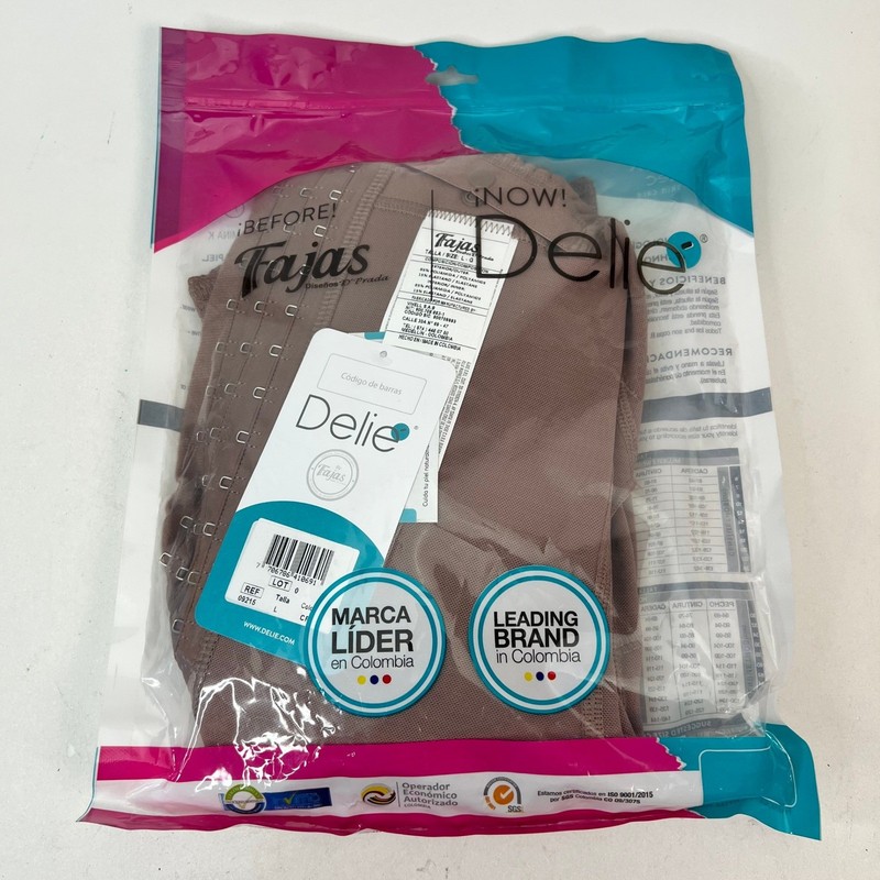 Delie By Fajas 09215 Shapewear Slimming Compression Girdle Women’s Size L