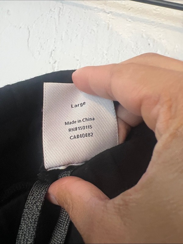 Varley double soft Black Joggers with Gray Drawstring gallery