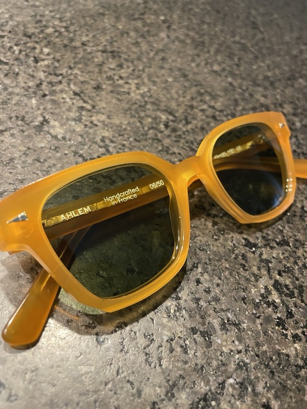 AHLEM Limited Edition Saint Georges 22k Gold Sunglasses Handcrafted In France