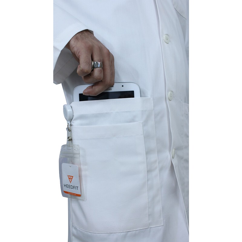 Panda Uniform By Heedfit Professional Unisex White Lab coat 38" FREE SHIPPING! gallery