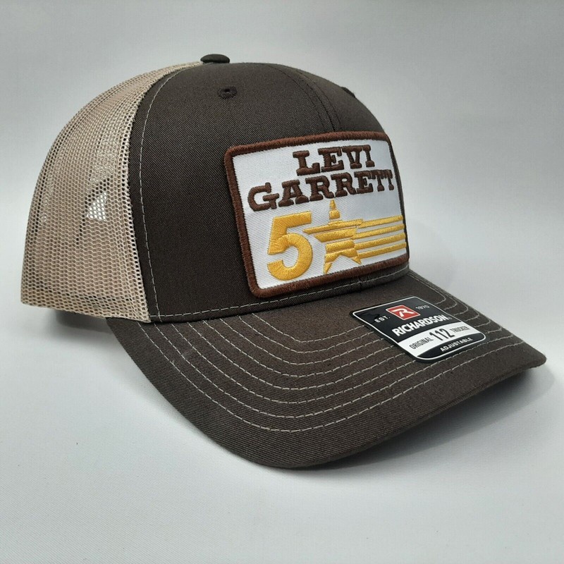 Levi Garrett Embroidered Patch Richardson 112 Trucker Cap Hat Mesh Snapback Brow gallery