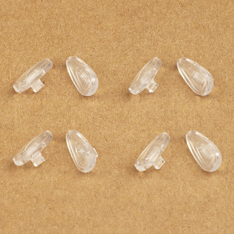 4 Pairs Clear Replacement Nose Pads Piece for Oakley Burrow OX5086 Eyeglasses