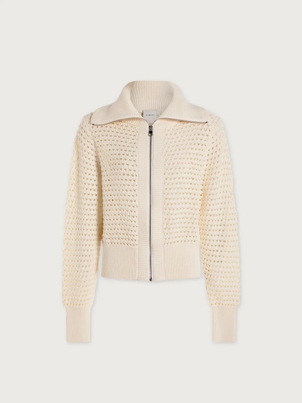 Brand New Varley Eloise Zip-Through Knit Multiple Sizes and Colors In Hand