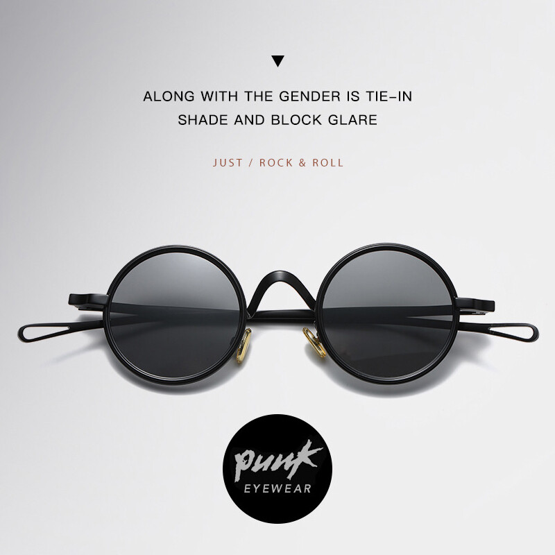John Lennon Glasses Retro Round Polarized Sunglasses Hippie Small Circle Glasses gallery