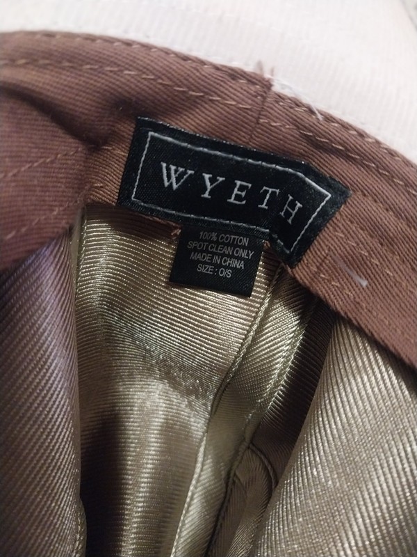 Wyeth Ivory Corduroy Cowgirl Hat Sz. 0/S 100% cotton Spot clean only Western gallery