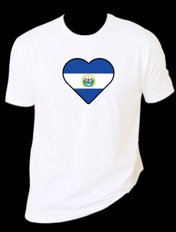 El Salvador #3 unisex T-Shirt 100% Cotton Premium Tee S,M,L,XL,XXL