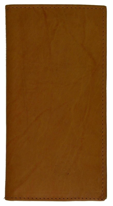 Genuine Leather PLAIN Checkbook Cover Tan NEW!!! gallery