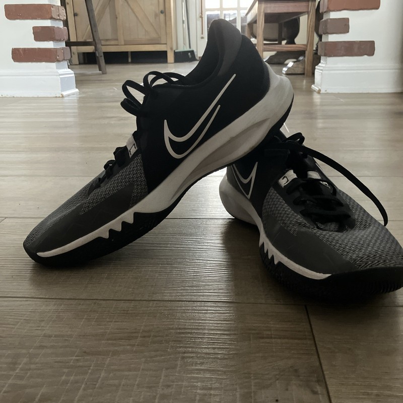 Men’s Nike Precision VI Basketball Shoes DD9535-003 Black White Size 11
