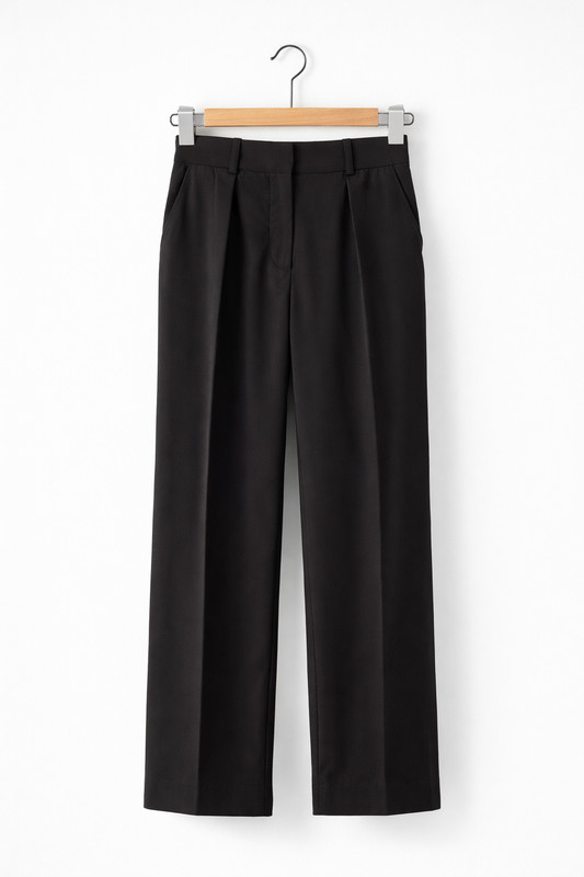 Lululemon Pleat Front High Rise Trouser Womens Size 2 Black Pants NWT