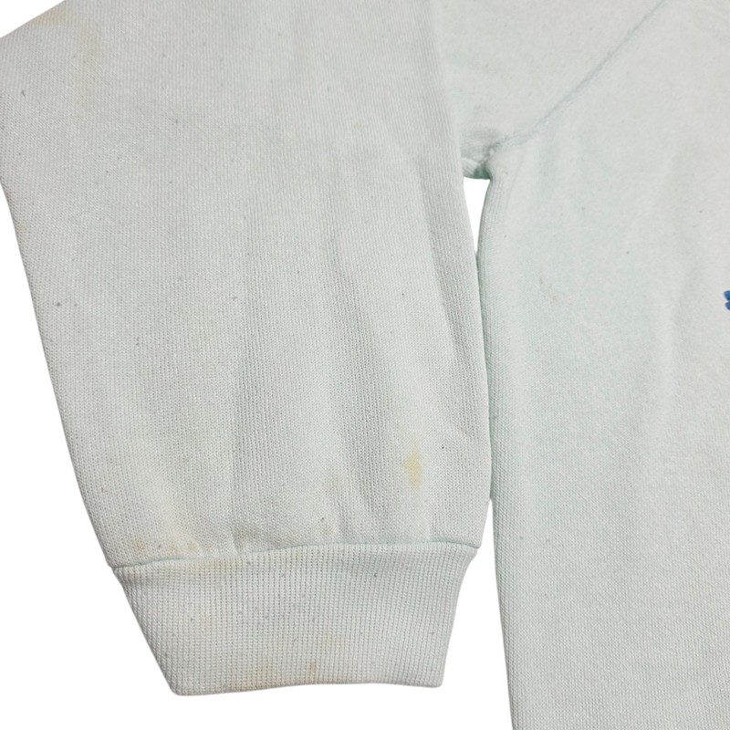 Vintage Women's Flowers Butterfly 80's Sweatshirt Size Medium Distressed Stained gallery