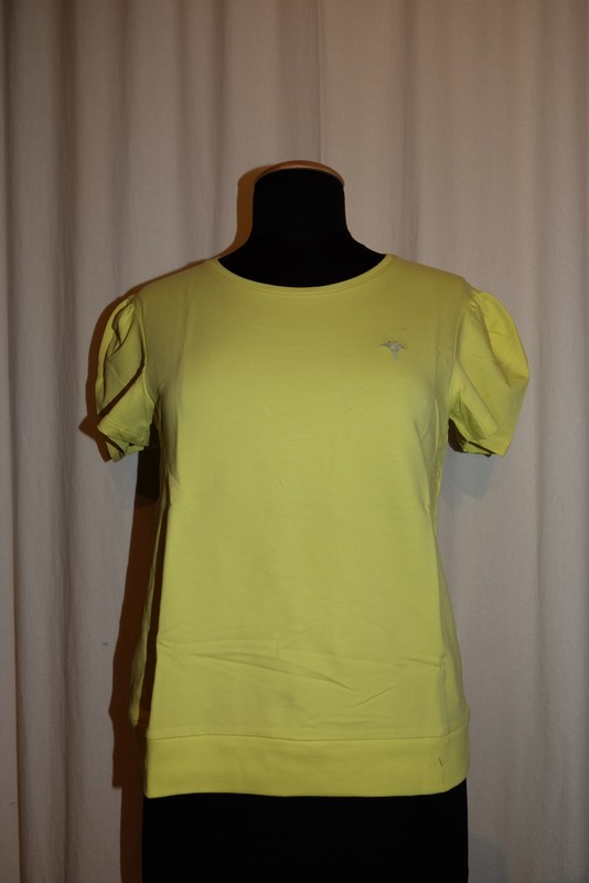 JOOP! Soft Short Sleeve Lounge Top Shirt Pyjama Top Yellow Logo NEW