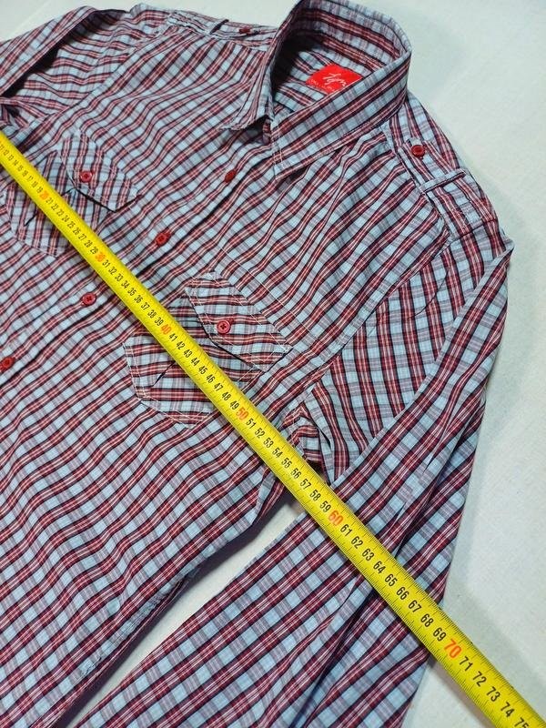 Men Topman shirt red cotton 40/L/48 gallery