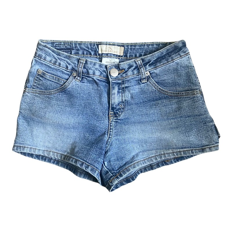 Vtg 90’s Jordache Low Rise Stretch Denim Blue Jean Shorts Carpenter Sz 7/8