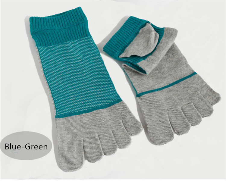 6 Pairs Five Finger Toe Sport Athletic Casual Solid Ankle Cotton Men Socks 7-11 gallery