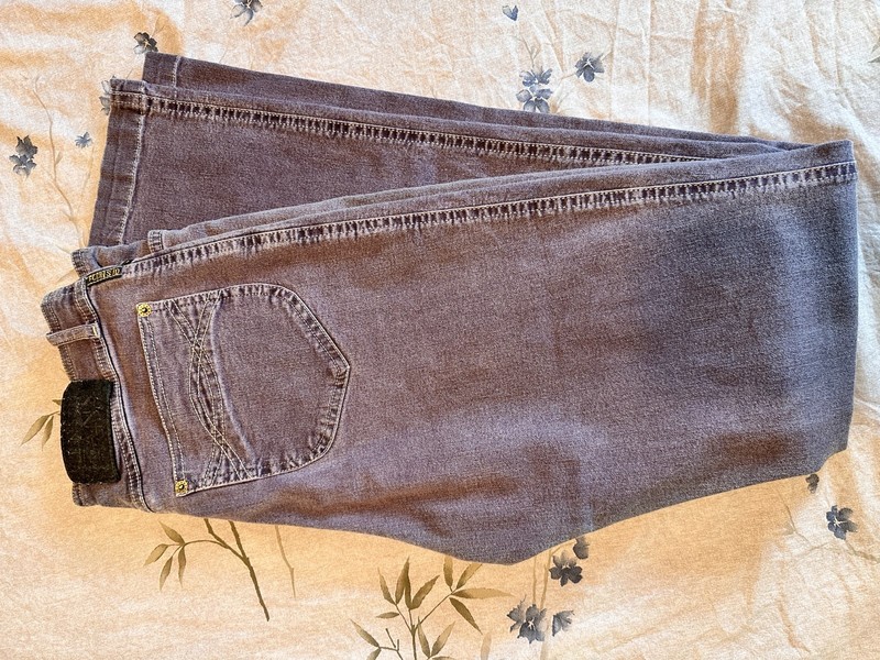 Vintage 1990's PLEIN SUD PURPLE DEMIN JEANS Size 44/12 France (approx US 10) gallery