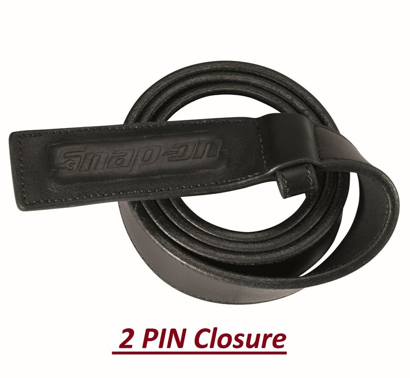 NEW SNAP ON GENUINE Mechanics No-Scratch Black Leather Work Belt w/Tags 30 to 48