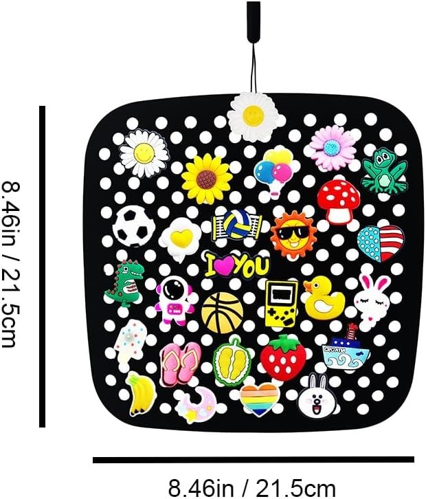 Shoe Charms Organizer, Hanging Display Holder, Wall Mounted, 24 Compartments.... gallery