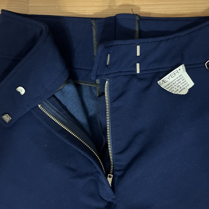 Vintage OBERMEYER RN 37037 COURTNEY LADIES 12R Lined snow pants Blue NWT gallery
