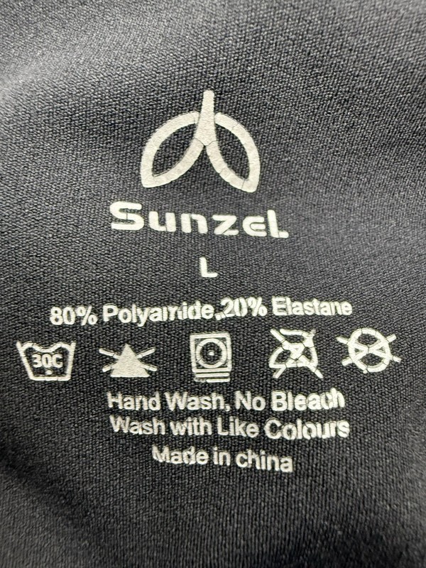 Sunzel Women's Black Flared Stretch Activewear Pants Yoga Gym Size L gallery