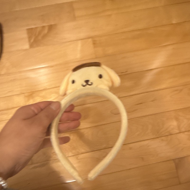 Cartoon Dog Headband, Beige Plastic, Solid, Women Teens Unisex Casual gallery