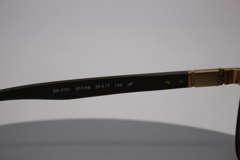 Ray-Ban RB 3701 Liteforce Sunglasses Frame Only Polished Arista Gold 59-17-145 gallery