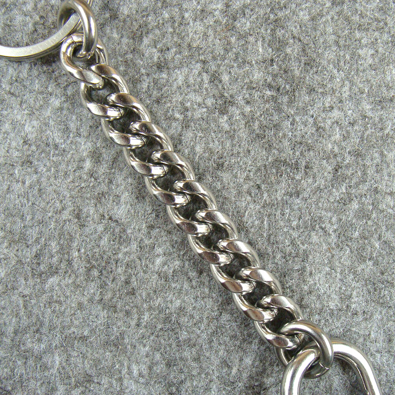 Stainless Steel Keychains Lobster Clasps Fob Key Chain Ring Holder Wallet Chain gallery