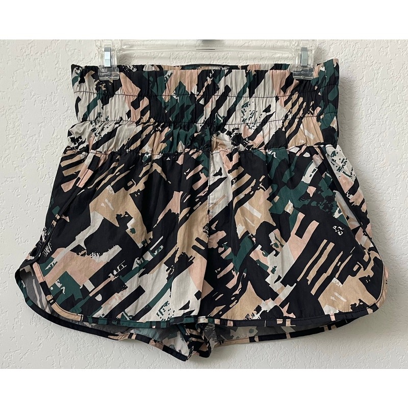 FP Movement by Free People "The Way Home" Printed Shorts High Rise - Medium gallery