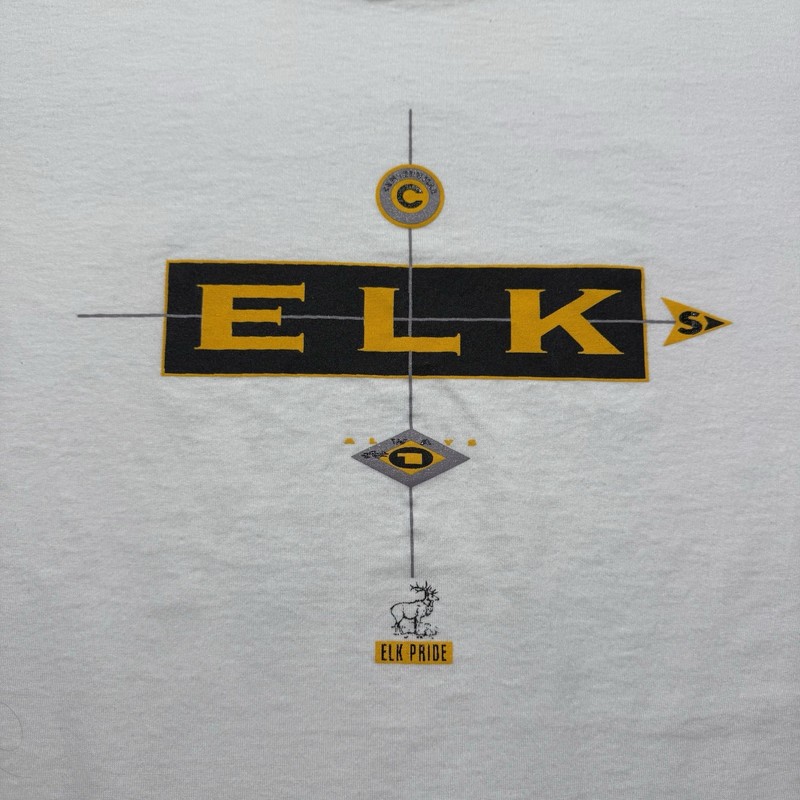 Vintage 90s Centerville Elks T-Shirt School Spirit Sports Pride Tee - Size XL gallery