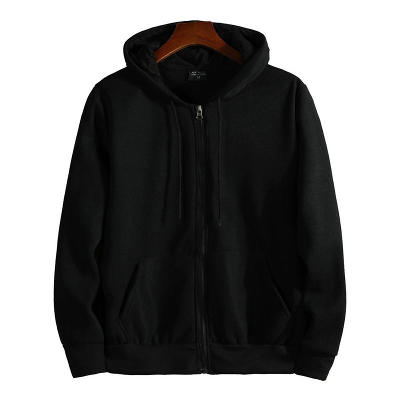 Zipper Hoodies Autumn Winter Men’s New Long Sleeve Hooded Sweatshirt Fashion Cas
