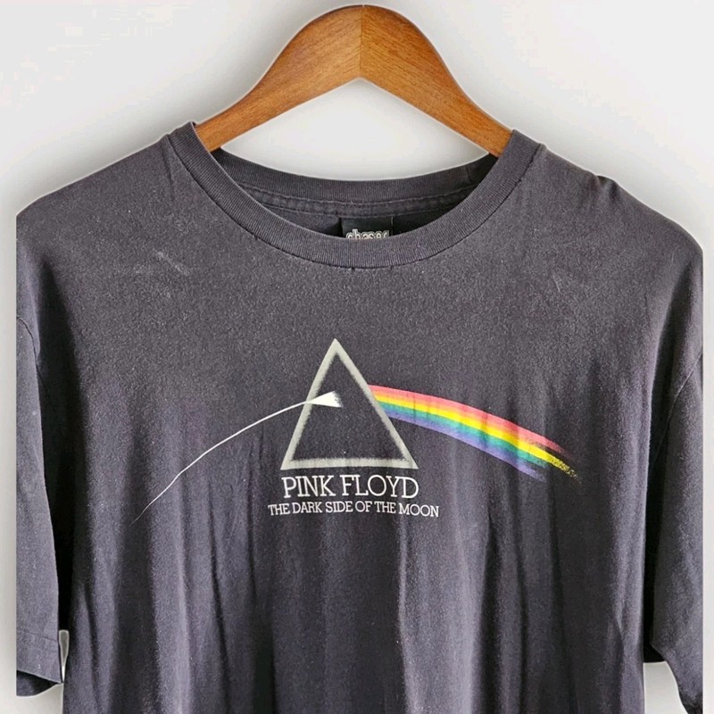 Chaser Pink Floyd T-Shirt Mens Large Dark Side of the Moon Vintage Style Black gallery