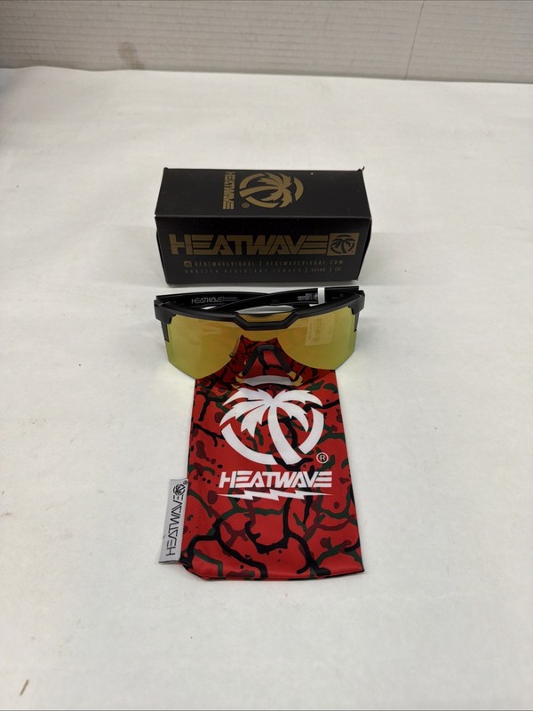 Heat Wave Future Tech Z.87 Gold Polar Sunglasses