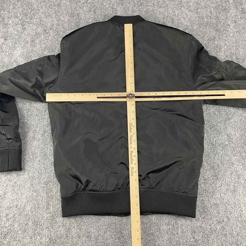 Fossa Apparel Wingover Bomber Jacket Mens Small Black Lexus Logo Full Zip 1518 gallery