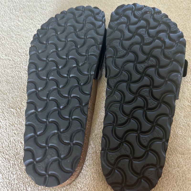Birkenstock Madrid Birko Flor Sandal Black Patent Slide EU 35 Women’s 5.5-6 gallery