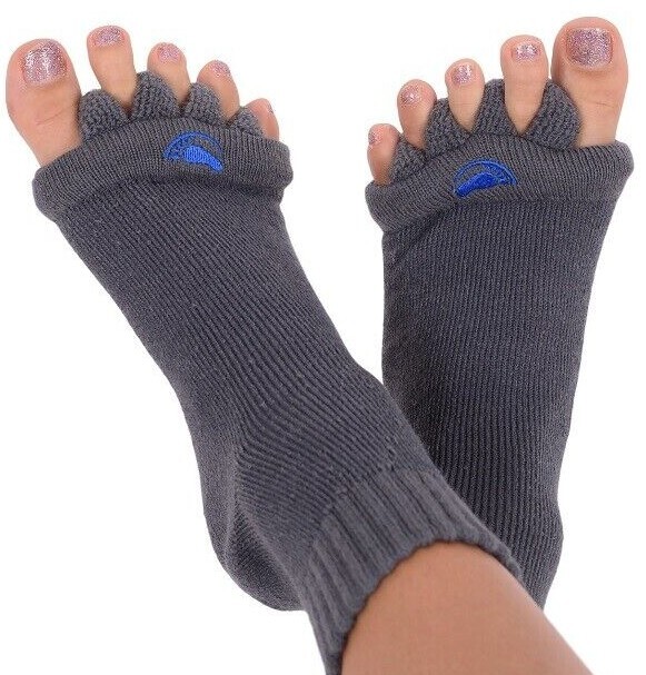 Foot Alignment Socks, Charcoal Black Helps Bunions, Crooked & Hammer Toes & More