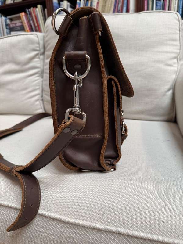 Saddleback Leather Co. Large Front Pocket Leather Briefcase in Dark Coffee Brown gallery
