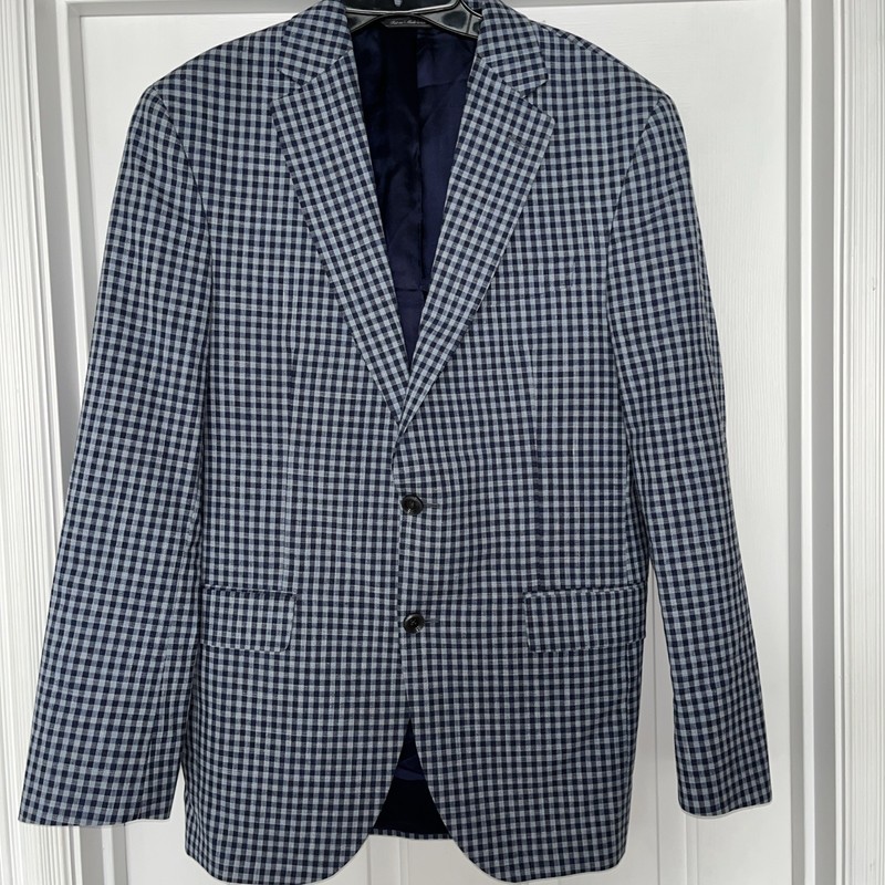 Jack Victor Plaid Sport Coat 40R