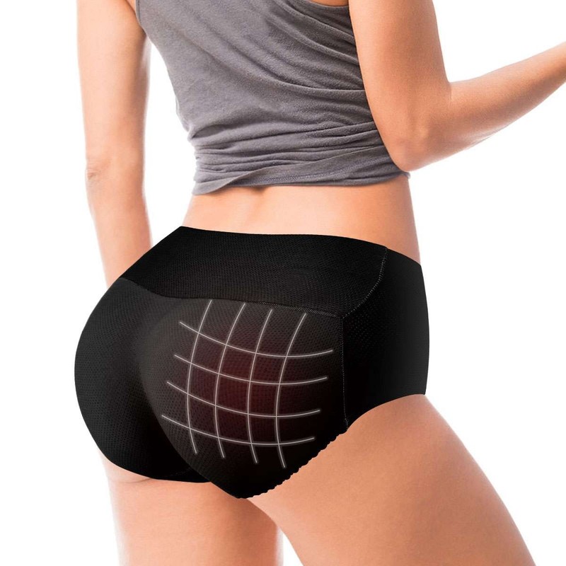 US Women Push-Up Padded Underwear Shapewear Bum Butt Lift Enhancer Brief Panties gallery