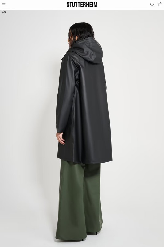 Stutterheim Mosebacke Original A-Line Raincoat xs gallery