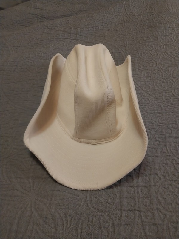 Wyeth Ivory Corduroy Cowgirl Hat Sz. 0/S 100% cotton Spot clean only Western