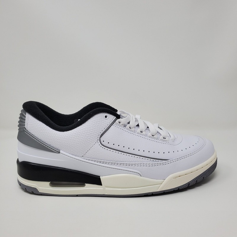 Nike Air Jordan 2/3 White Black Metallic Silver FD0383-148 Men's Size. 12 gallery