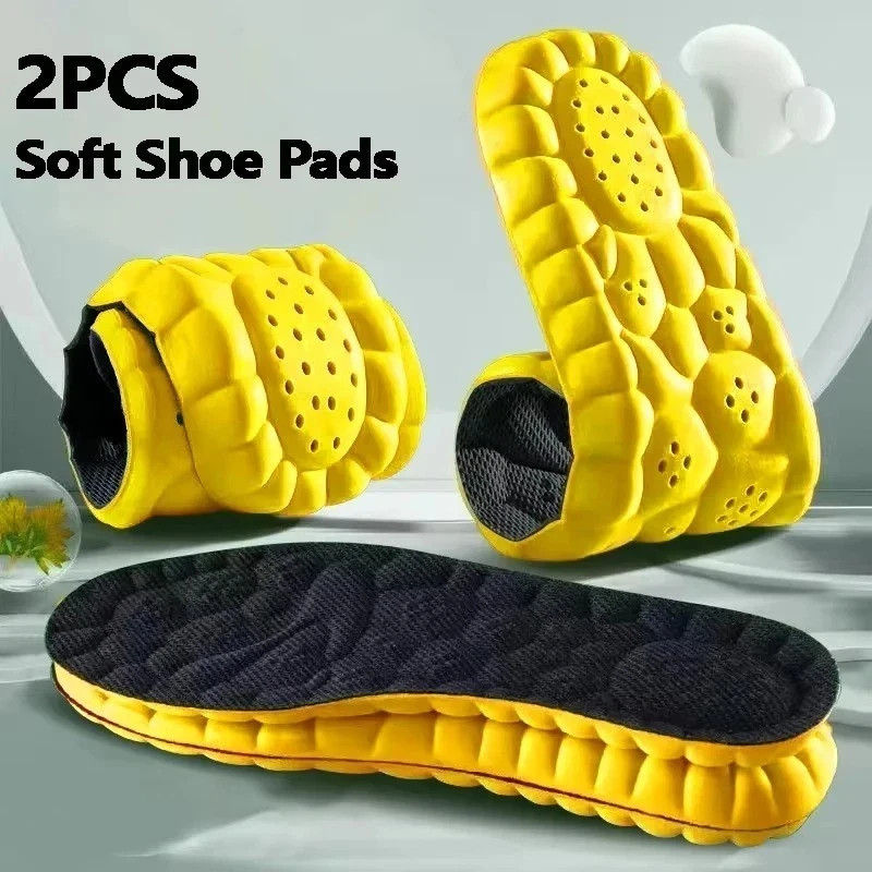 Insoles Orthopedic Supersoft For Sports Shoes 4D Inserts Feet Shock Absorption gallery