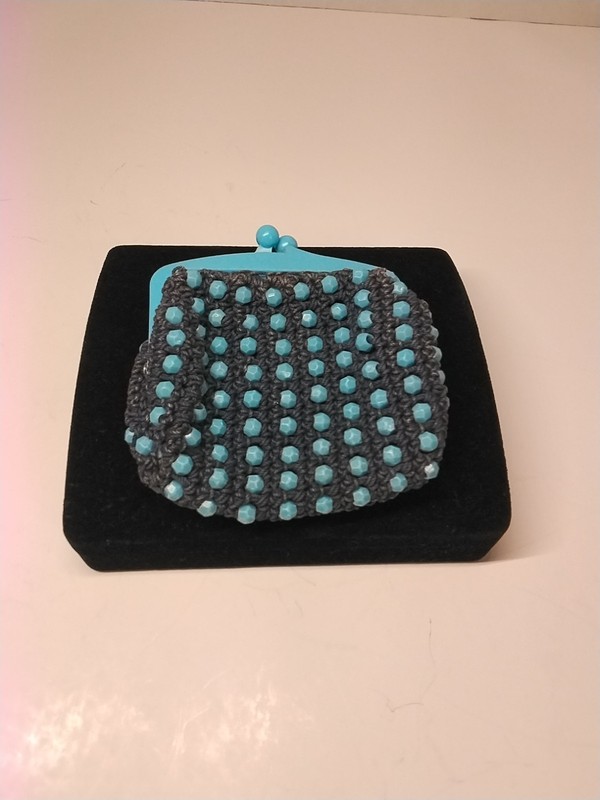 Crochet Beaded Coin Purse