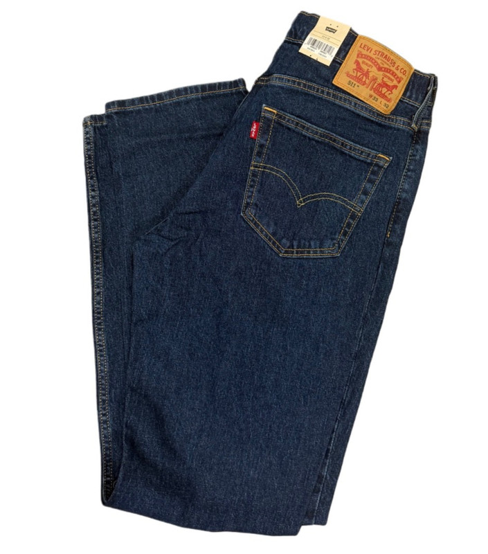 Levis 511 Slim Fit Jeans Slim Fit Stretch Jeans Dark Blue Dark Wash 045115523