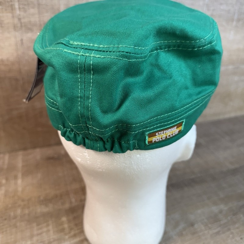 Stephanie Polo Club Green Army Style Ball Cap Hat Adult OSFA NWT gallery