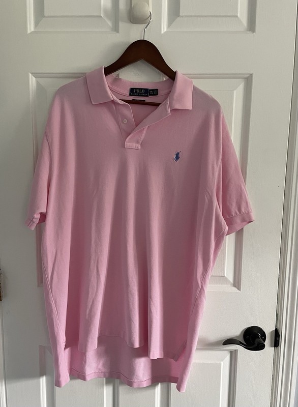 Polo Ralph Lauren 3 Button Pink Polo Men’s XXL