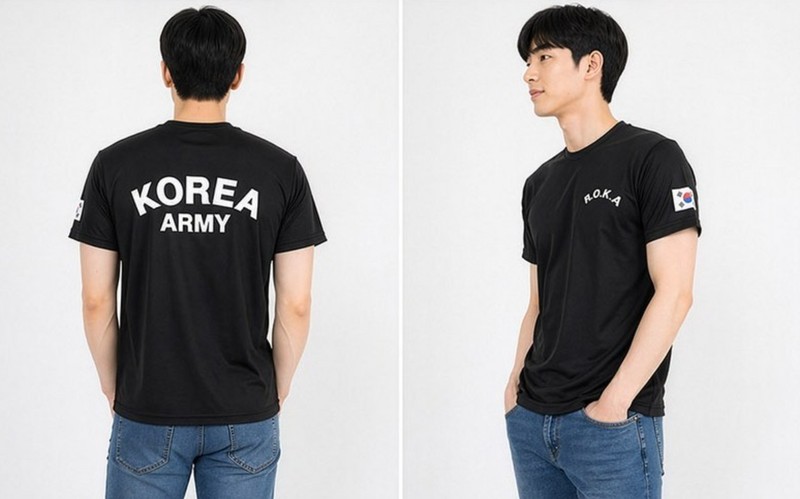 [2-Pack] ROKA Korea Army Cooling T-Shirt Quick Dry Military Tactical Tee Shirt gallery
