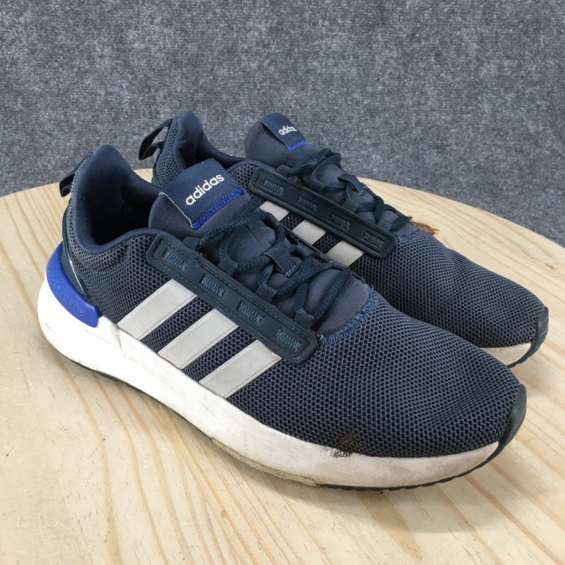 Adidas Shoes Mens 8 Racer TR21 Running Sneakers Blue Lace Up Comfort Low H05765 gallery