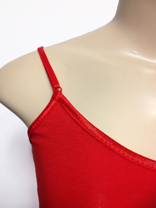 Bozzolo Tank Top Adjustable Spaghetti Strap Cami Junior Plus Size 1X 2X 3X gallery