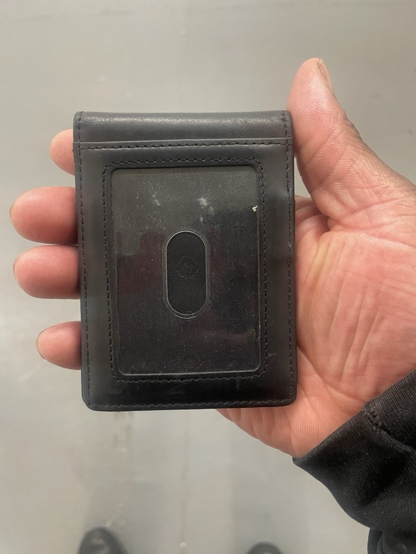 Serman Brands Black Bifold Men's Wallet Money Clip Credit Card Logo Accent gallery